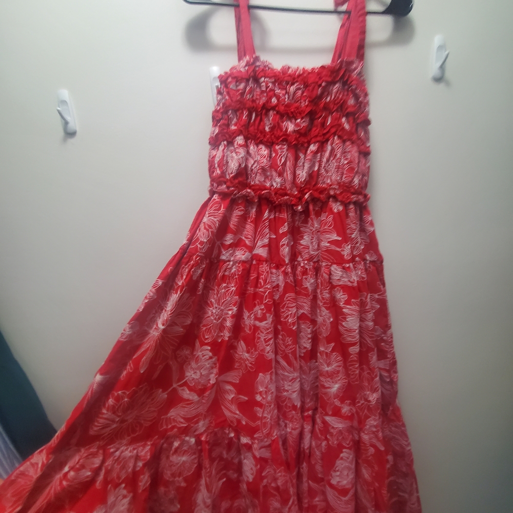 En Saison Red Floral Dress